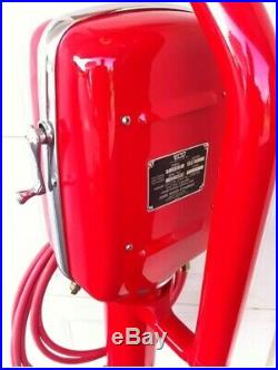 Vintage Eco Air Meter Gas Oil Red Texaco Restored With Light Pole GAS PUMP