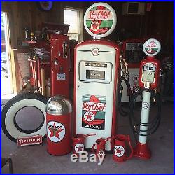 Vintage Eco Airmeter An Bennett 1066 Gas Pump PAIR! Restored! CAN SHIP Texaco Vintage Eco Airmeter An Bennett 1066 Gas Pump PAIR! Restored! CAN SHIP Texaco
