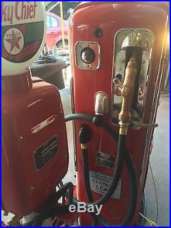 Vintage Eco Airmeter An Bennett 1066 Gas Pump PAIR! Restored! CAN SHIP Texaco Vintage Eco Airmeter An Bennett 1066 Gas Pump PAIR! Restored! CAN SHIP Texaco