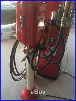 Vintage Eco Airmeter An Bennett 1066 Gas Pump PAIR! Restored! CAN SHIP Texaco Vintage Eco Airmeter An Bennett 1066 Gas Pump PAIR! Restored! CAN SHIP Texaco