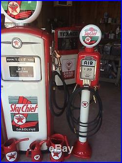 Vintage Eco Airmeter An Bennett 1066 Gas Pump PAIR! Restored! CAN SHIP Texaco Vintage Eco Airmeter An Bennett 1066 Gas Pump PAIR! Restored! CAN SHIP Texaco