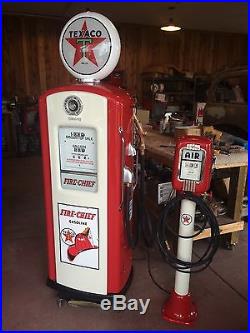 Vintage Eco Airmeter An Bennett 766 Gas Pump PAIR! Restored! CAN SHIP Texaco