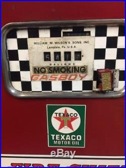Vintage Gas Boy Texaco Fire Chief Gas Pump