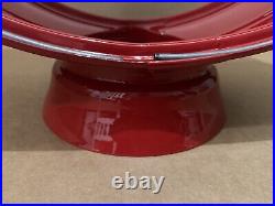 Vintage Gas Pump Globe Body Top 15 Red Texaco Esso Atlantic Service Station Low