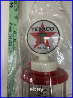 Vintage Olde Tyme Reproductions Texaco Gas Pump Coin Operated Bubble Gum Machine