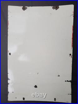 Vintage Original 1951 Porcelain Texaco Fire Chief Gas Pump Plate Sign Pontiac