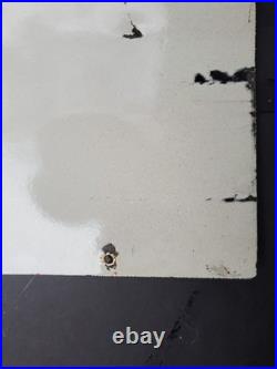 Vintage Original 1951 Porcelain Texaco Fire Chief Gas Pump Plate Sign Pontiac