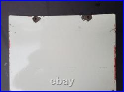 Vintage Original 1951 Porcelain Texaco Fire Chief Gas Pump Plate Sign Pontiac