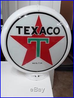 Vintage Original Texaco 1960's Gas Pump Globe