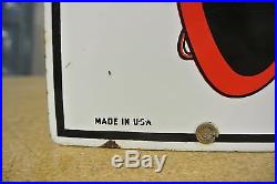 Vintage Original Texaco Fire Chief Gasoline Porcelain Gas Pump Plate Sign NR