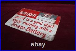 Vintage Original Texaco Gas Station Sign National Credit Card Advertising Vintage Original Texaco Gas Station Sign National Credit Card Advertising