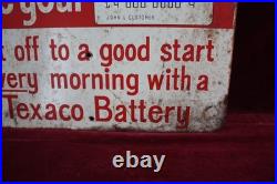 Vintage Original Texaco Gas Station Sign National Credit Card Advertising Vintage Original Texaco Gas Station Sign National Credit Card Advertising