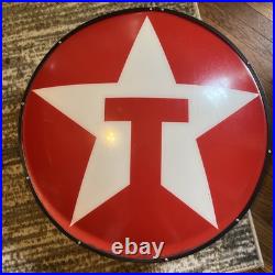 Vintage Original Texaco Lighted Gas Station Sign Untested -Gasoline Oil Garage