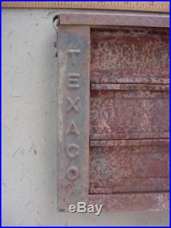 Vintage Original Texaco Visible Gas Pump Price Sign Price Box