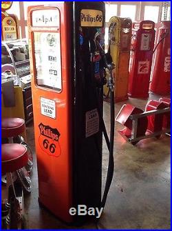 Vintage PHILLIPS 66 GASOLINE Tokheim 39 Tall Gas Pump