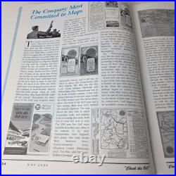 Vintage Porcelain Gasoline Magazine Motor Oil Gas Pump Porcelain Ad Sign