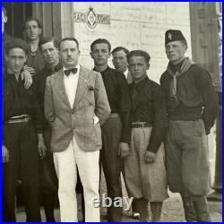Vintage Postcard Real Photo Postcard RPPC Gas Station Shell Gas Pump Texaco Men