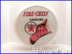 Vintage Retro Texaco Fire Chief Gas Pump Station Gasoline 15 Globe