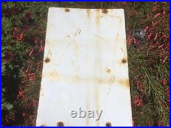 Vintage Sky Chief Porcelain Gas Pump Sign 18x12in