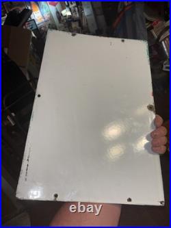 Vintage Skychief Texaco Pump Plate Dated 3-10-47