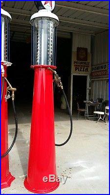 Vintage TEXACO GASOLINE Visible, Gravity Flow 10 Gallon GB Gas Pump
