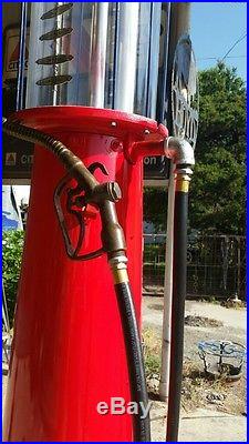Vintage TEXACO GASOLINE Visible, Gravity Flow 10 Gallon GB Gas Pump