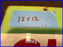 Vintage TEXACO SKY CHIEF Su-Preme, 18x12 Porcelain Gas Pump Sign Dtd3-10-61 Vintage TEXACO SKY CHIEF Su-Preme, 18x12 Porcelain Gas Pump Sign Dtd3-10-61