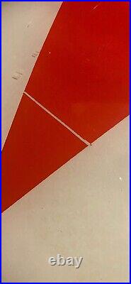 Vintage TEXACO STAR 13.5 GLASS FACE for GAS PUMP GLOBE