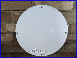 Vintage Texaco Aviation Gasoline Porcelain Metal Gas Station Pump Sign 12