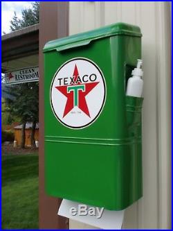 Vintage Texaco Calwis Service Station Gas Pump Windshield Service Box