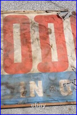 Vintage Texaco Fire Chief Gas Station Sign Dodge Advertising Canvas Banner AS IS Vintage Texaco Fire Chief Gas Station Sign Dodge Advertising Canvas Banner AS IS