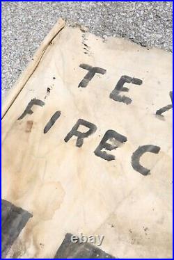 Vintage Texaco Fire Chief Gas Station Sign Dodge Advertising Canvas Banner AS IS Vintage Texaco Fire Chief Gas Station Sign Dodge Advertising Canvas Banner AS IS