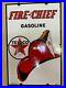 Vintage_Texaco_Fire_Chief_Gasoline_Porcelain_Metal_Sign_USA_Oil_Gas_Pump_Plate_01_vz