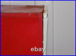 Vintage Texaco Fire Chief Gasoline Pump 2 Shelf Store Display Cabinet