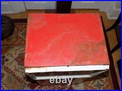 Vintage Texaco Fire Chief Gasoline Pump 2 Shelf Store Display Cabinet