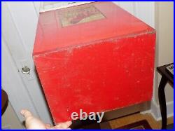 Vintage Texaco Fire Chief Gasoline Pump 2 Shelf Store Display Cabinet