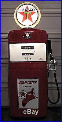 Vintage Texaco Fire Chief Gilbarco Gas Pump Late 1950's Early 1960's
