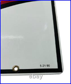 Vintage Texaco Fire Chief Porcelain Gas Pump Sign 5-21-90 Made in USA Heavy