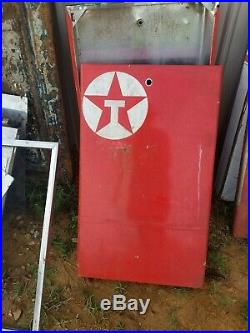 Vintage Texaco Gas Pump Door With Original Decal GIBRARTO