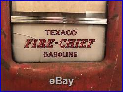 Vintage Texaco Gas Pump Front NO RESERVE