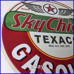 Vintage Texaco Gas Pump Sign Fire Chief Gasoline Service Porcelain Sign Vintage Texaco Gas Pump Sign Fire Chief Gasoline Service Porcelain Sign