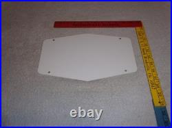 Vintage Texaco Gasoline 11 3/4 Porcelain Metal Oil Pump Plate Advertising Sign