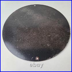 Vintage Texaco Gasoline Gas Pump Sign Aircraft Motor Oil Porcelain Sign