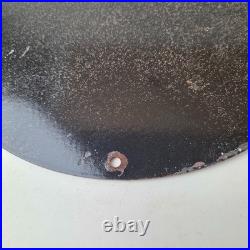 Vintage Texaco Gasoline Gas Pump Sign Aircraft Motor Oil Porcelain Sign