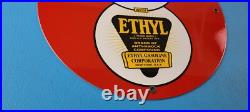 Vintage Texaco Gasoline Porcelain Ethyl Gas Service Station Pump Ad 12 Sign Vintage Texaco Gasoline Porcelain Ethyl Gas Service Station Pump Ad 12 Sign