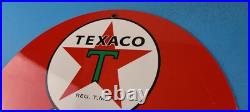 Vintage Texaco Gasoline Porcelain Ethyl Gas Service Station Pump Ad 12 Sign Vintage Texaco Gasoline Porcelain Ethyl Gas Service Station Pump Ad 12 Sign