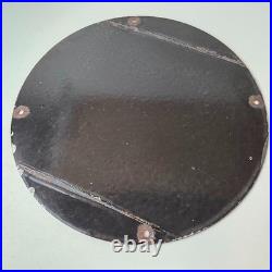 Vintage Texaco Gasoline Porcelain Felix The Cat Firefighter Gas Pump Plate Sign