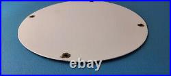 Vintage Texaco Gasoline Porcelain Metal Service Station Pump Plate Ad Sign