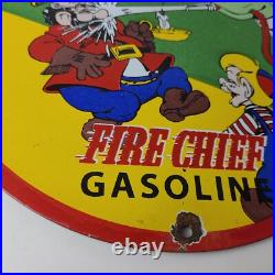 Vintage Texaco Gasoline Porcelain Sign Firefighter Cecil Gas Pump Plate Sign Vintage Texaco Gasoline Porcelain Sign Firefighter Cecil Gas Pump Plate Sign