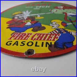 Vintage Texaco Gasoline Porcelain Sign Firefighter Cecil Gas Pump Plate Sign Vintage Texaco Gasoline Porcelain Sign Firefighter Cecil Gas Pump Plate Sign